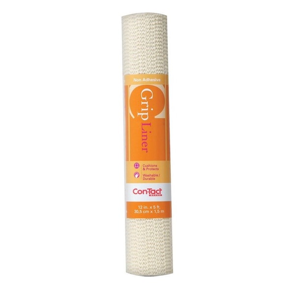 Con-Tact Brand Con-Tact Grip 5 ft. L X 12 in. W Almond Non-Adhesive Shelf Liner 05F-C6B54-06 - main